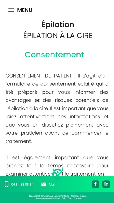 Consentements Eclairés Screenshot