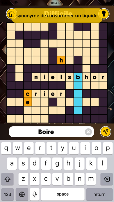 Mots croisés - Français Screenshot