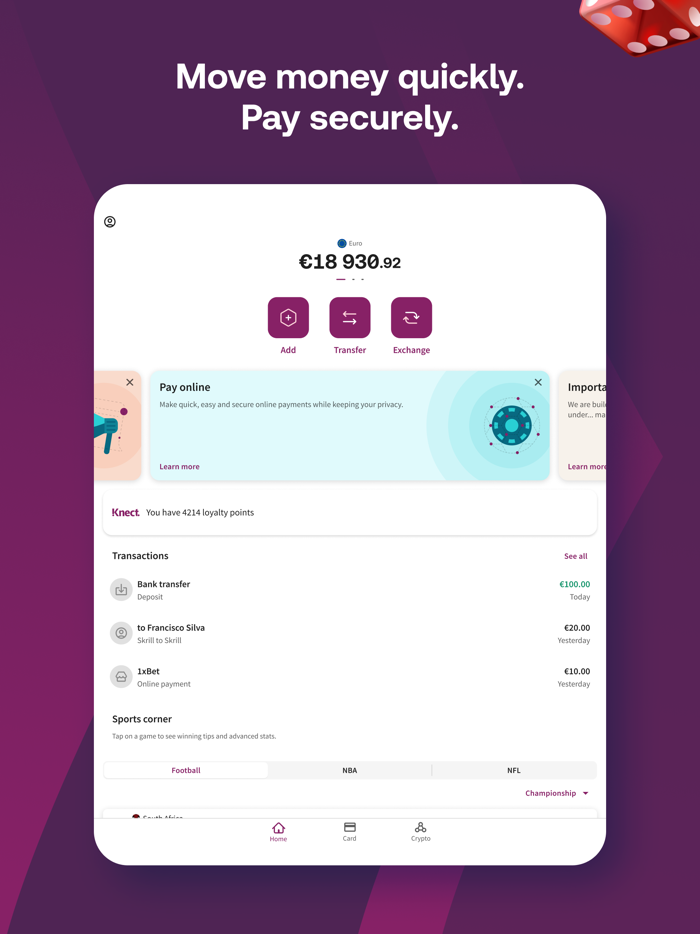 Skrill - Pay and Transfer Money