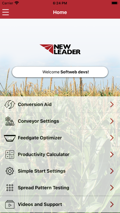 New Leader Mobile Screenshot