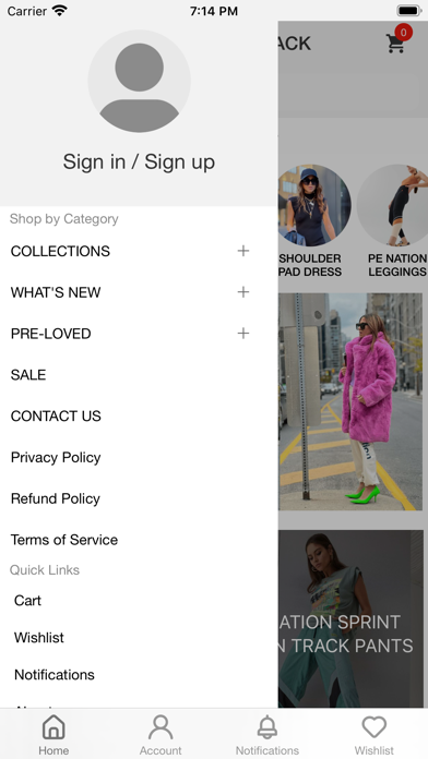 Shop Alyssa Black Screenshot