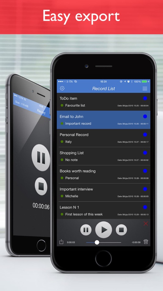 #4. Private Voice Recorder (iOS) 由: Emanuele Floris