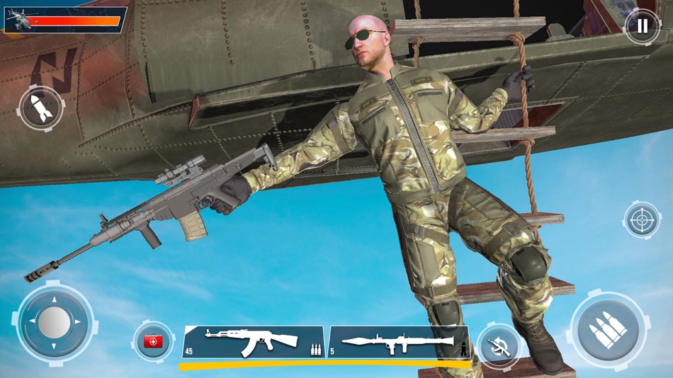 #3. Air Force Shooter Combat 3D (iOS) 由: Daud Amin