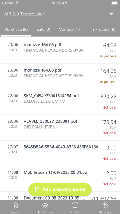 Baker Tilly Demat Screenshot