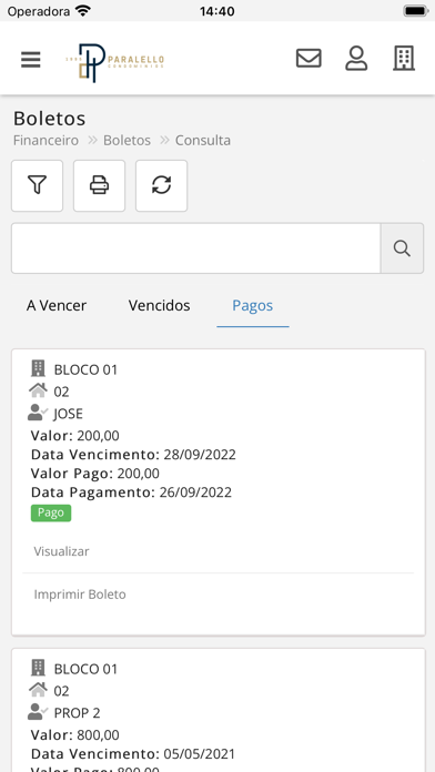 Paralello Condomínios Screenshot