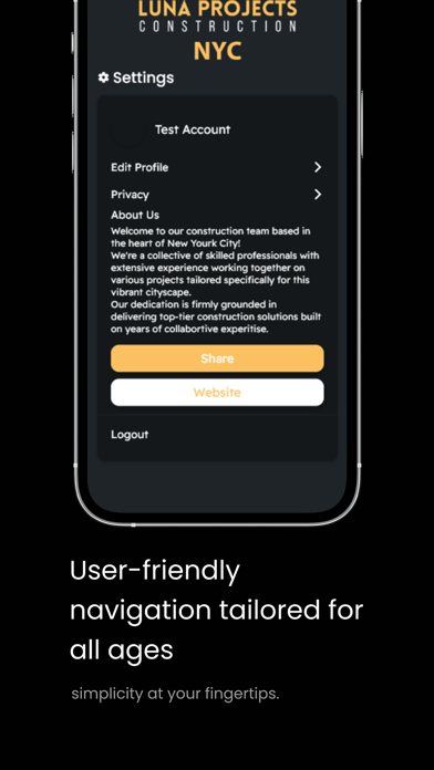 Luna Projects Screenshot
