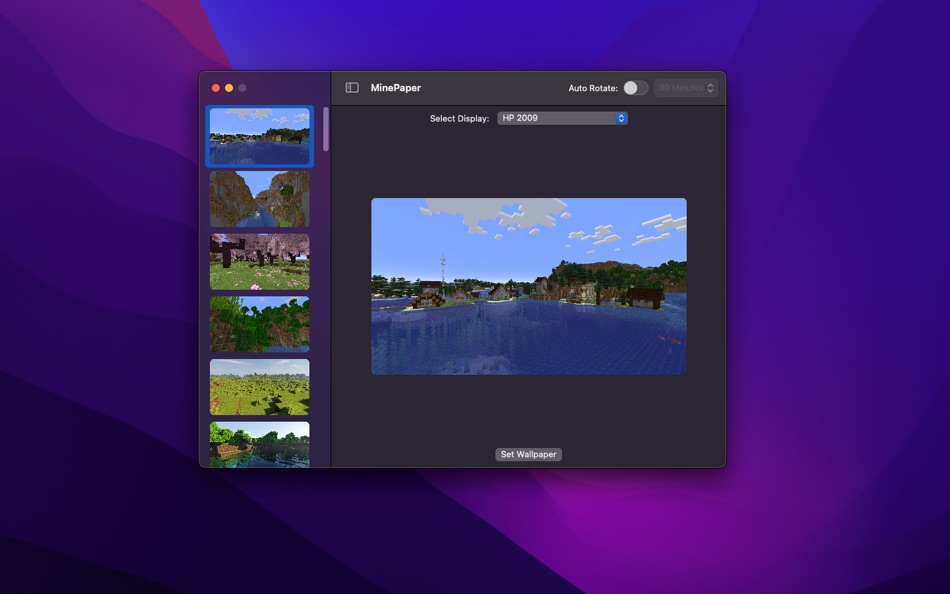 #2. MinePaper (macOS) 由: Timothy Lickteig