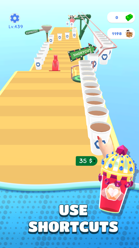 #10. Coffee Stack (iOS) Podle: Rollic Games