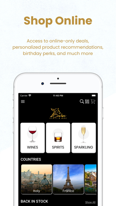 Seven Spirits & Wine Screenshot