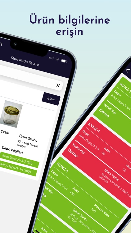 Üretim - Depo Stok Yönetimi