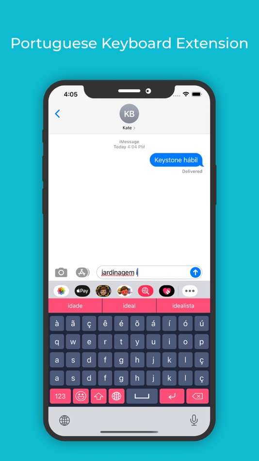#6. Portuguese Keyboard: Translatr (iOS) Podle: Rushikesh Trivedi