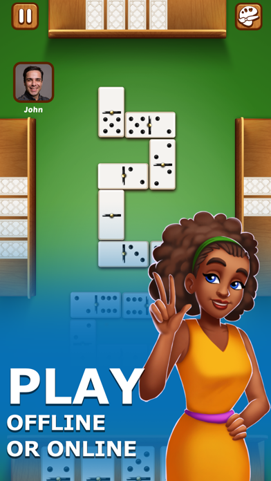 Dominoes Pro Offline or Online Screenshot