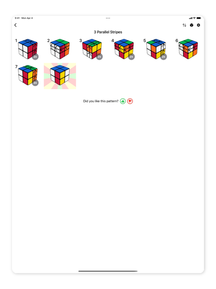 Patterns for Magic Cube
