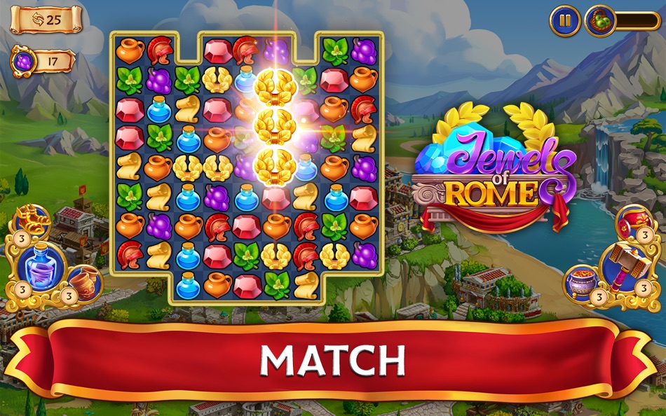 #1. Jewels of Rome: Match-3 Puzzle (macOS) di: G5 Entertainment AB