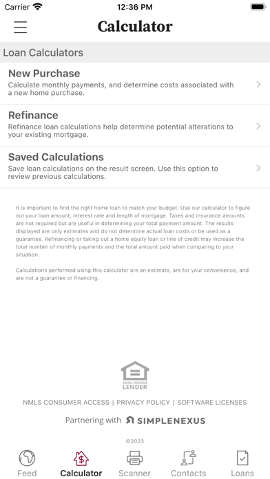 Trinity Home Loans Screenshot