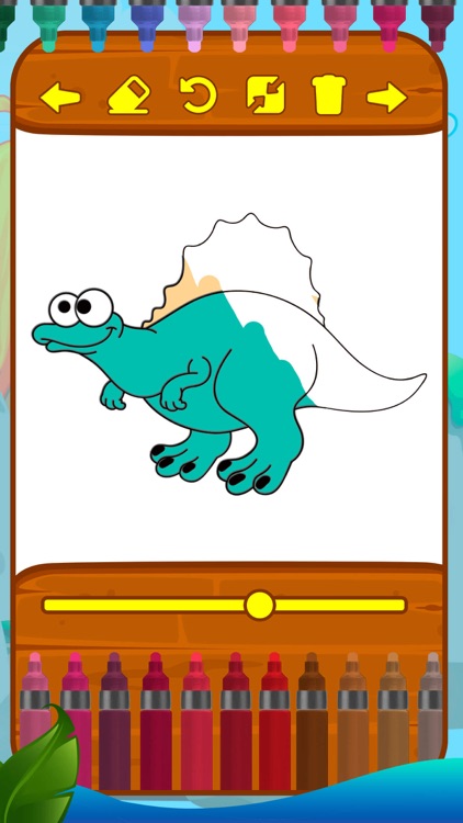 Dinosaurs Coloring Book Game screenshot-4