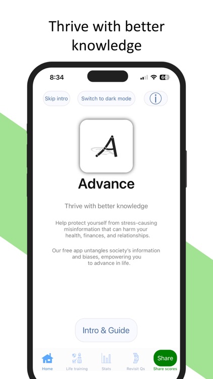 Advance: Life training