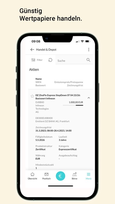 MERKUR PRIVATBANK Banking Screenshot