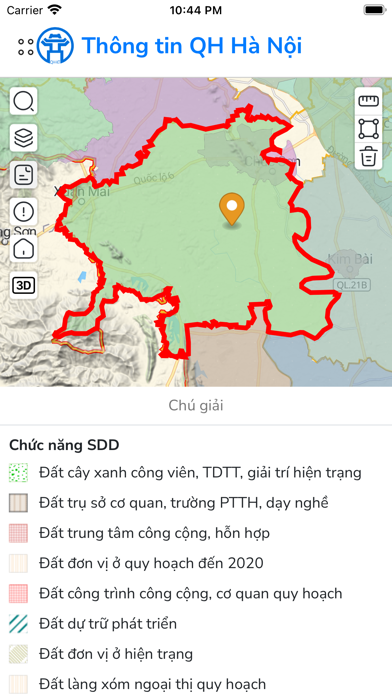Thông tin quy hoạch Screenshot