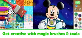 Game screenshot Disney Coloring World+ mod apk