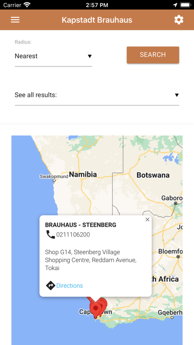 Kapstadt Brauhaus Screenshot
