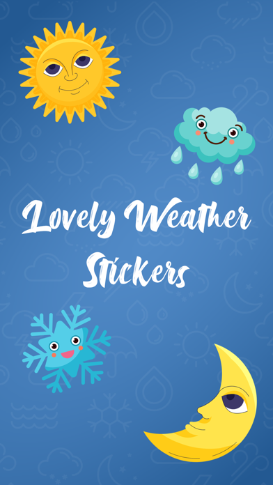 Lovely Weather Stickers Screenshot