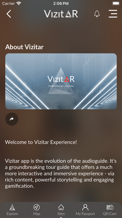 VizitAR Marketplace Screenshot