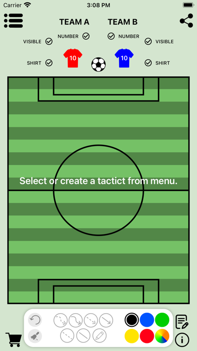 Screenshot #2 pour Soccer Tactics Board