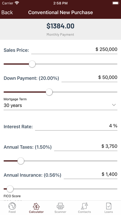 First Bank of Montana Mortgage Screenshot