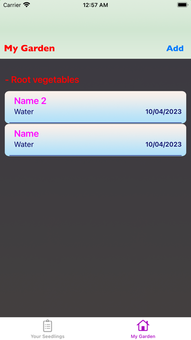 Screenshot #3 pour GardenGurus Registry Tracker