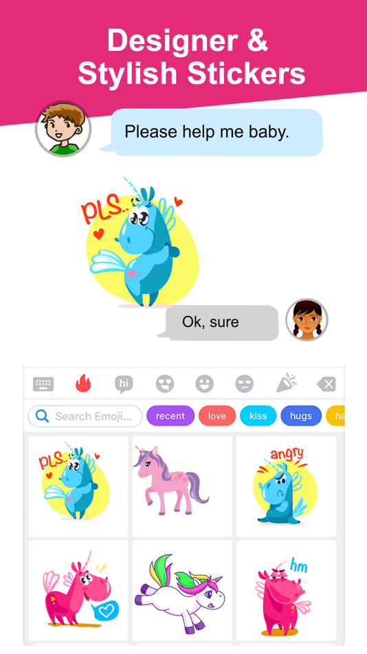 #3. Unicorn Stickers Pack - Emoji (iOS) 게시자: Jyoti Yadav