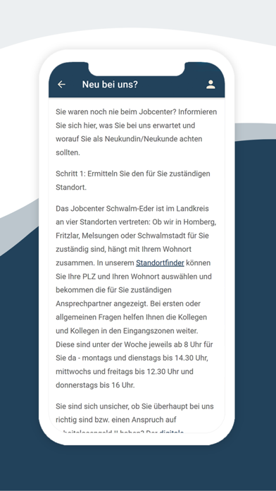 Jobcenter Schwalm-Eder Screenshot
