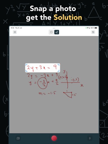 数学の問題を解いてくれるアプリ 数学 計算機 くぁんだのおすすめ画像1