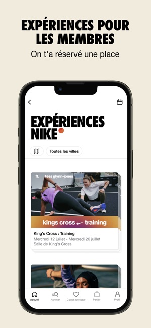 Nike : chaussures et sneakers dans l'App Store