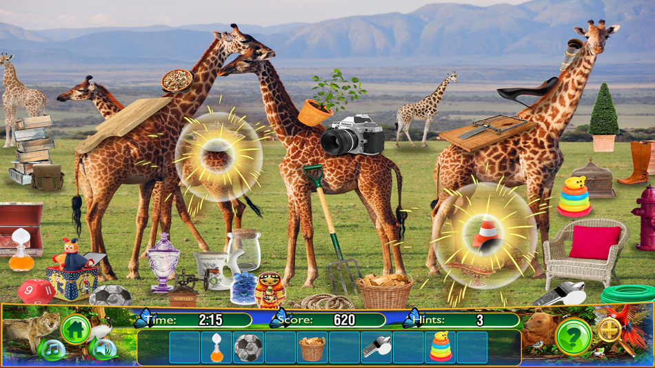 #2. Hidden Objects Animal Kingdom (iOS) Podle: Brainfull, LLC