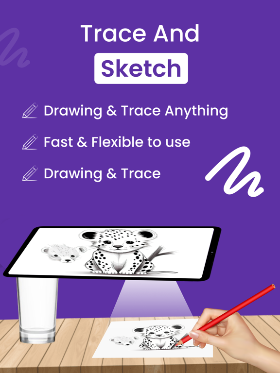 Draw : Trace & Sketch iPad screenshot 2 - Graphics & Design app