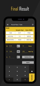 Metal Weight Calculator - MWC screenshot #7 for iPhone