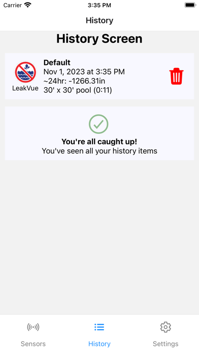 Screenshot 2 of LeakVue ALD App