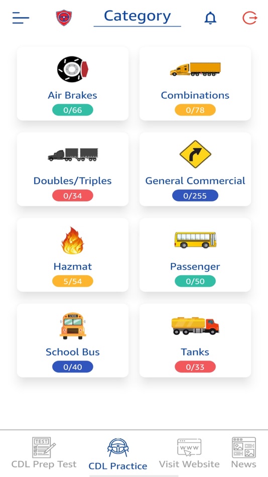 #2. CDL Prep App (iOS) 由: Breakdown Inc