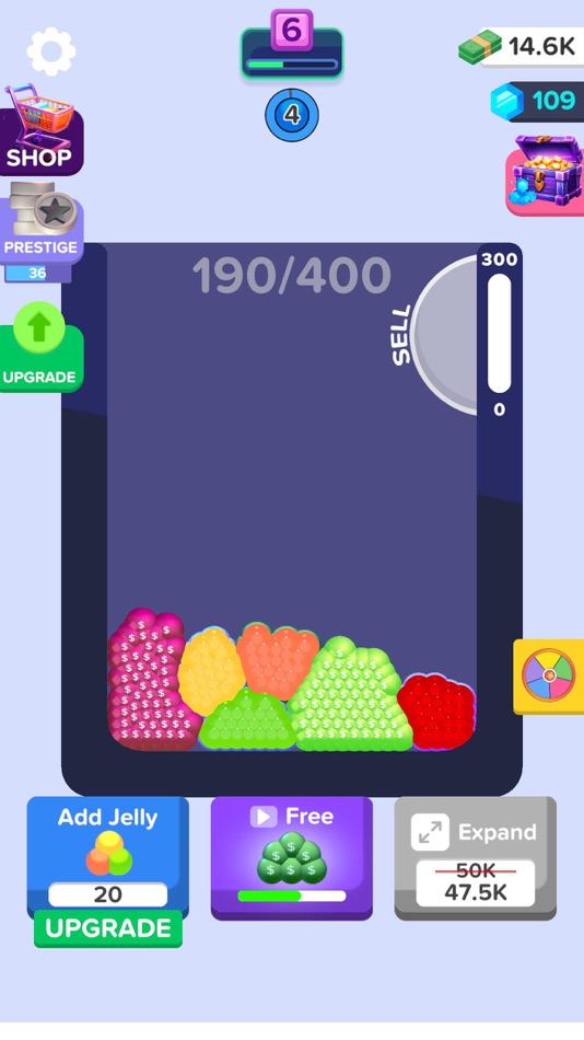 #2. Merge the Jelly (iOS) Podle: Rollic Games