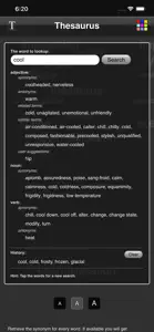 Thesaurus App screenshot #5 for iPhone