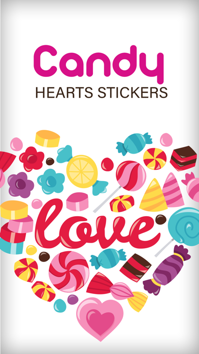 Screenshot #1 pour Candy Hearts Sticker