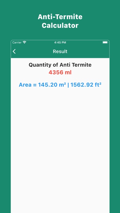 Screenshot #2 pour Anti-Termite Calculator
