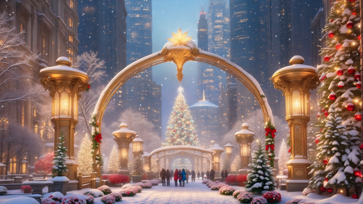 Screenshot #3 pour Snowing Christmas - Slideshow