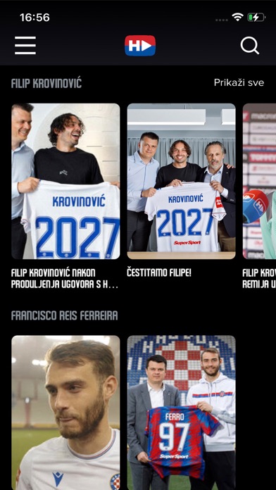 Hajduk Digital TV Screenshot