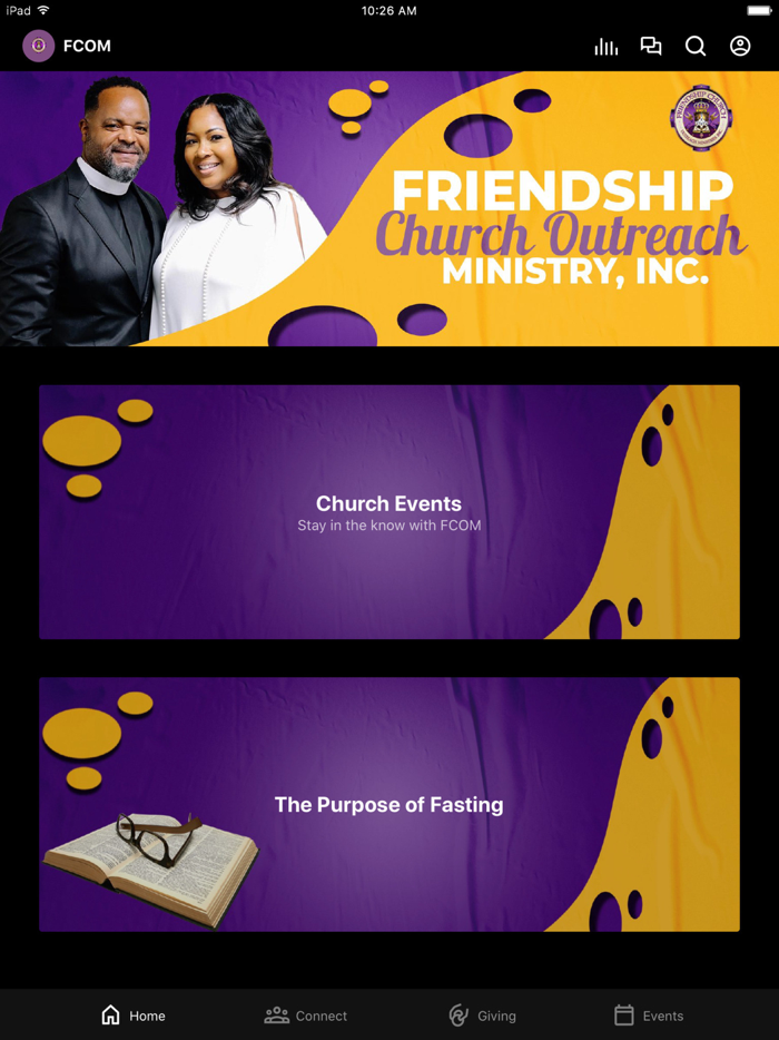 Friendship Church Outreach Min