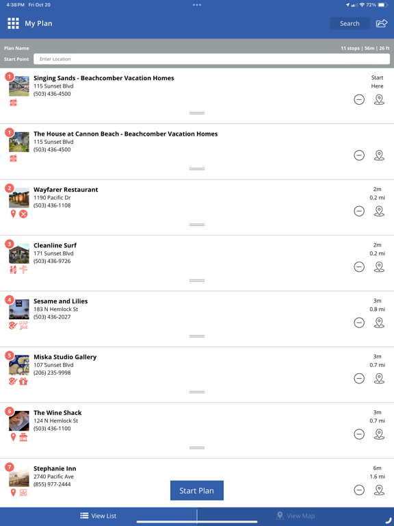 Experience Cannon Beach iPad screenshot 8 - Travel app