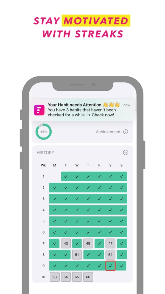 #3. Habit Focus - Daily Streaks (iOS) Podle: akda