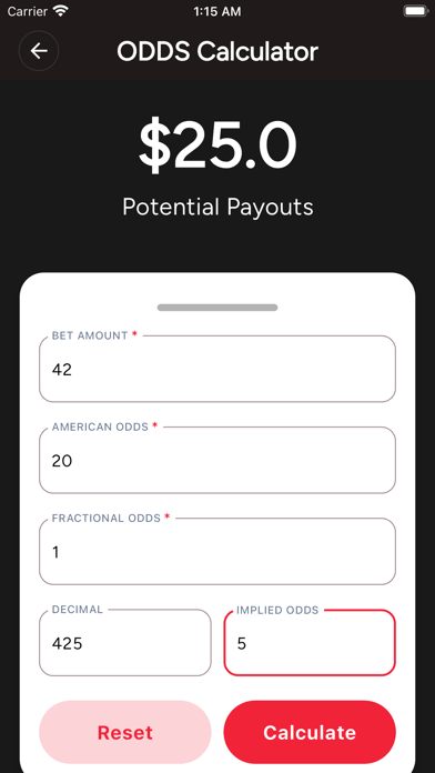 AI Bovada Picks Screenshot
