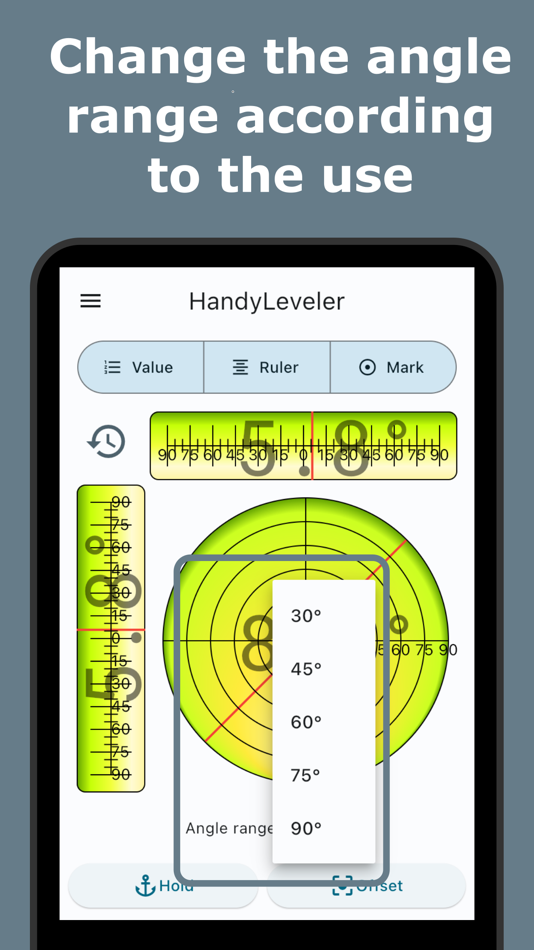 #2. Handy Leveler (iOS) 由: Toshiya Hondo